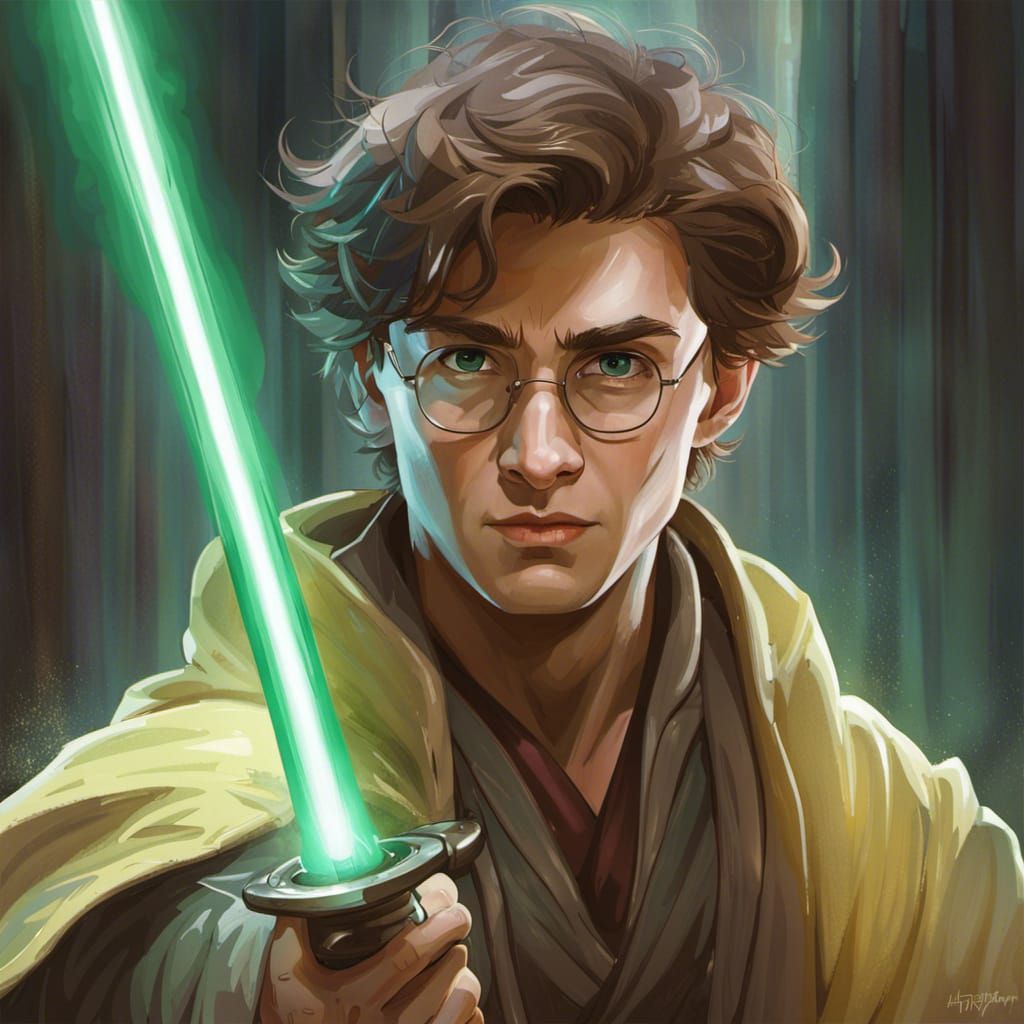 Harry Potter as Jedi Knight Concept Art