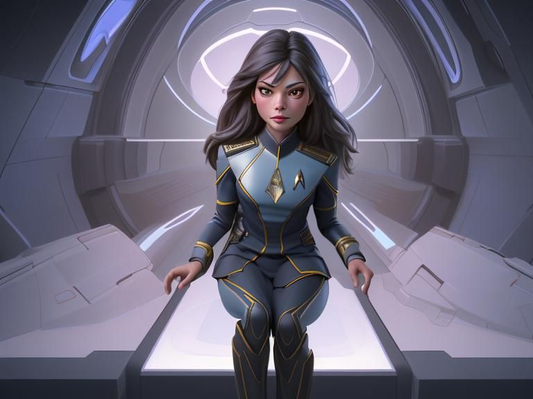 Kristin Kreuk as Starfleet captain