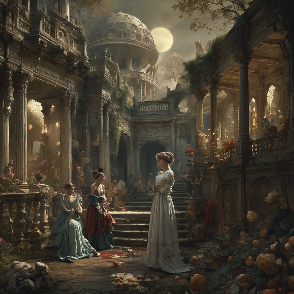 Fantastical Vision in Detailed Matte Painting