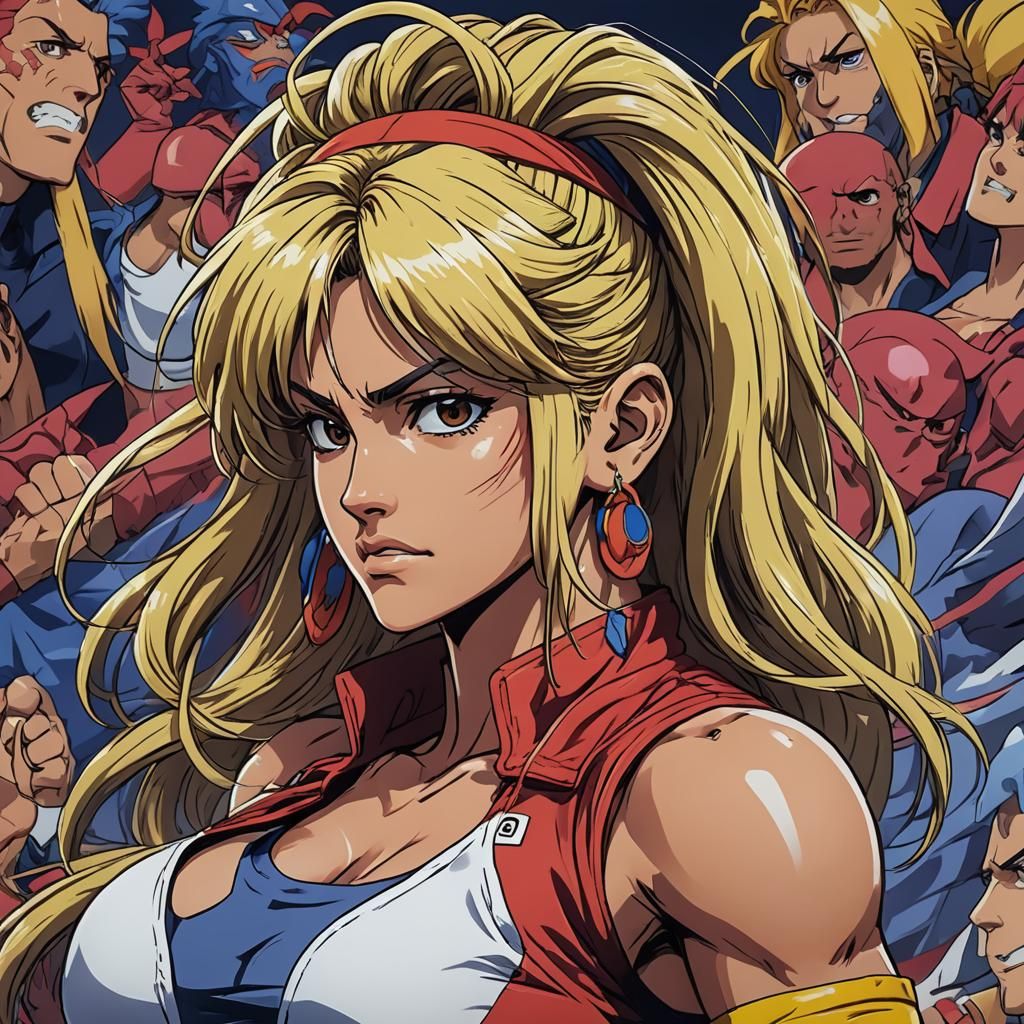 Anime Style Puerto Rican Woman - Fatal Fury