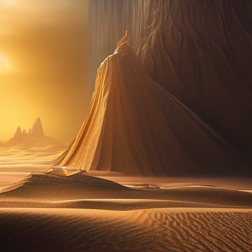 Time in a Bottle: Dramatic Digital Sand Art