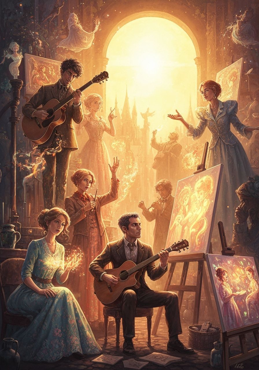 Magical Artists Celebrate Creativity in Ethereal Glow