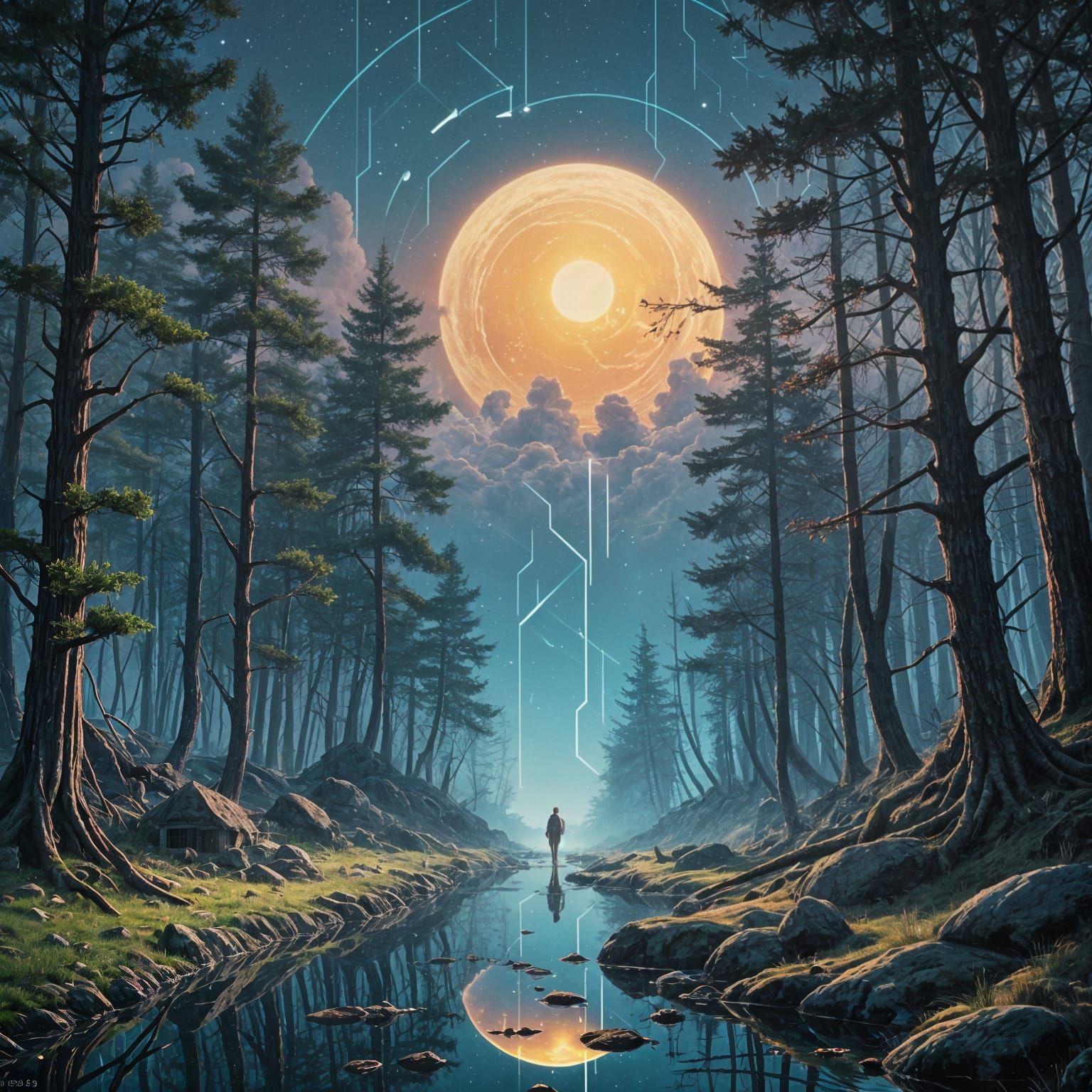 Ethereal Love Letter in Ancient Script