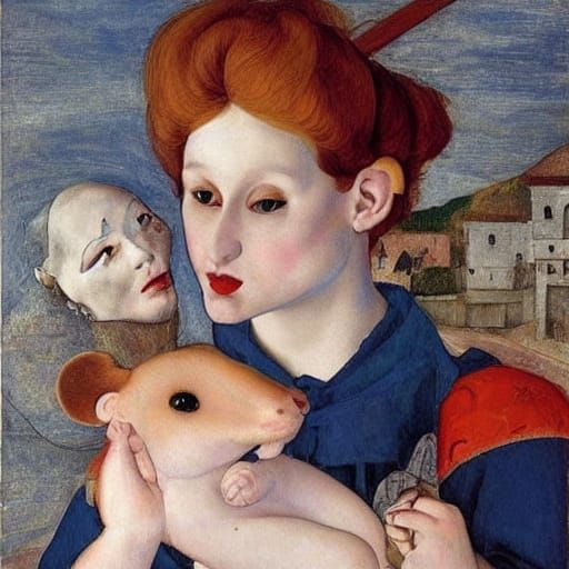 Mouse and Vampire Celebrate Chewed Carrot Day