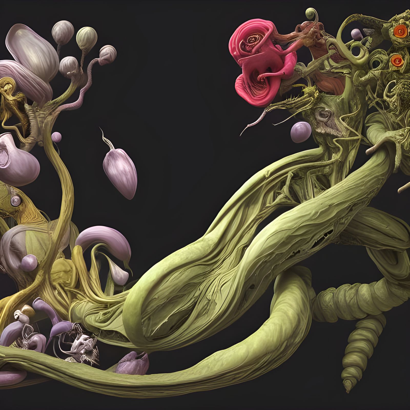 Phantasmal Flowers: Conceptual 3D Painting