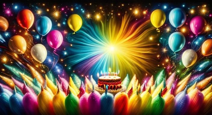 Smiling Mom's Birthday in Impasto Oil Painting