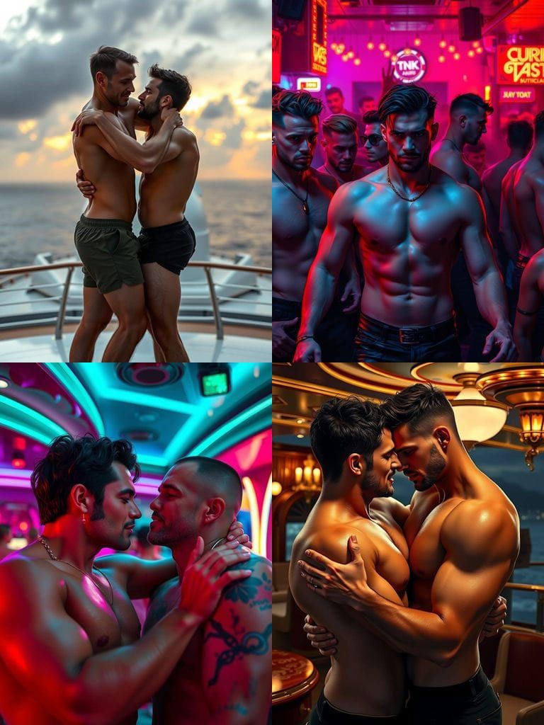 Passionate Gay Love on a Tom of Finland-Inspired Cruise