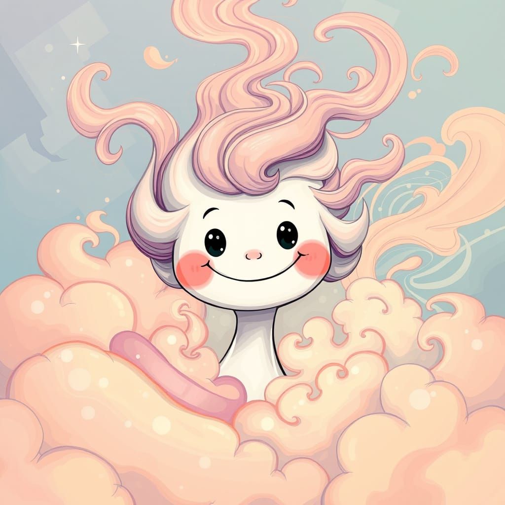 Dreamlike Whimsy in Pastel Hues