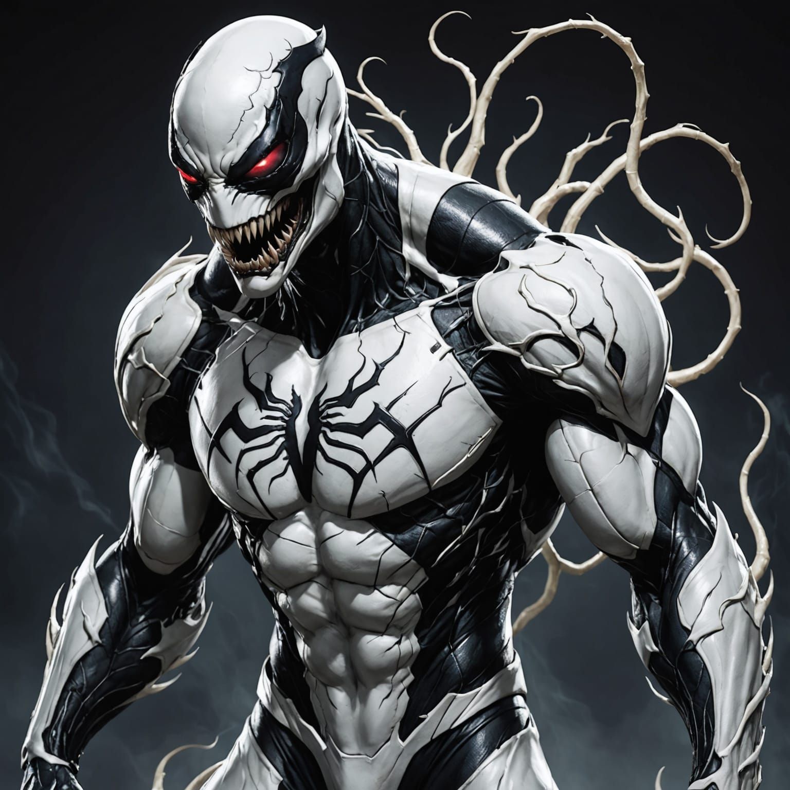 Lethal Anti-Venom Defender Strikes in Darkened Cityscape