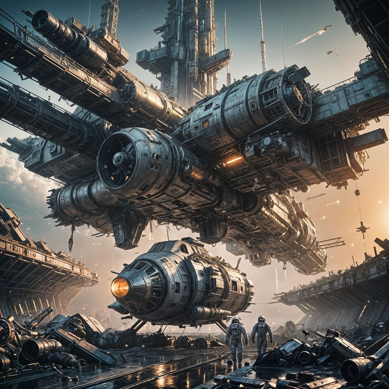 Cinematic Space Garbage Film Still