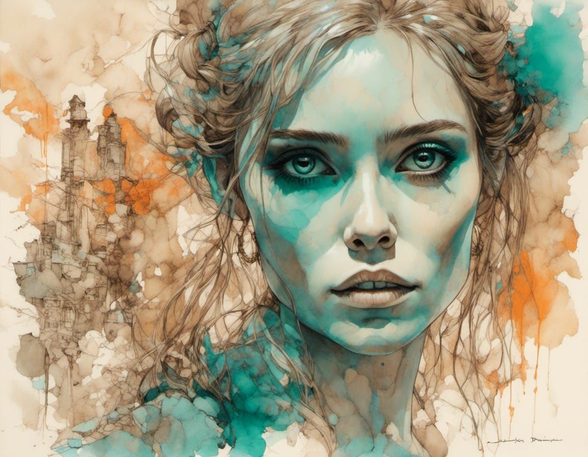 Elizabeth Olsen as Gypsy with Teal Eyes