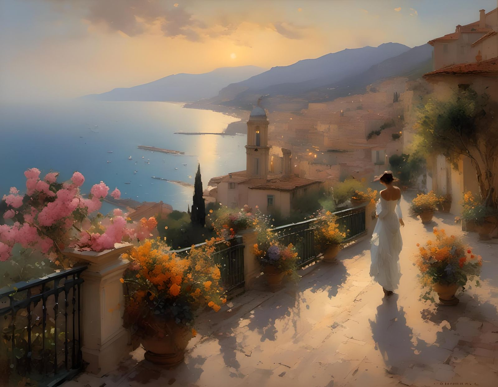 "Cet air marin te rend encore plus belle ma chérie. "