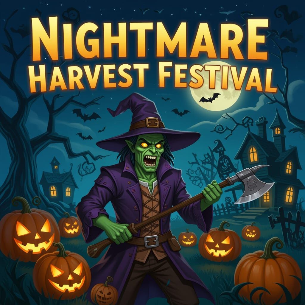 Nightmare Harvest Festival Scene