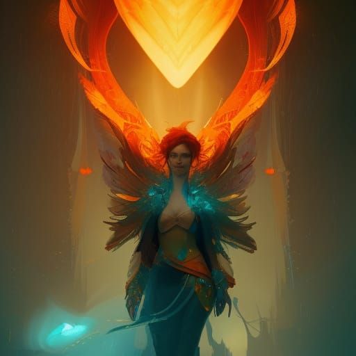Heart on fire