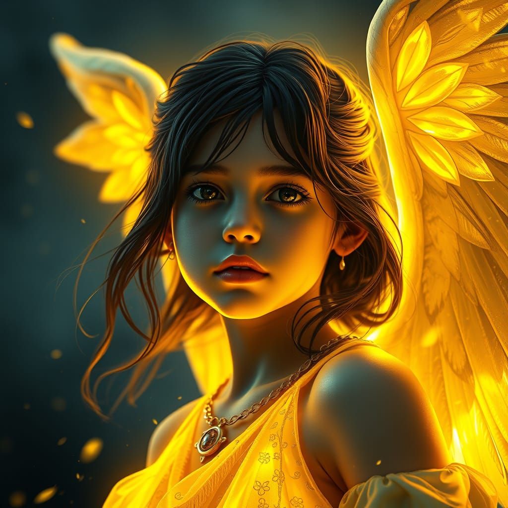 Little Angel Shines Bright in the Night