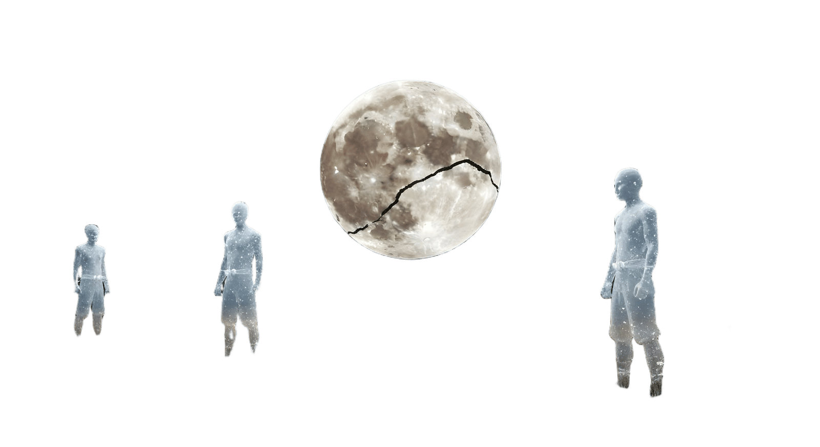 Surreal Japanese Myth: Warriors Dissolving in Light