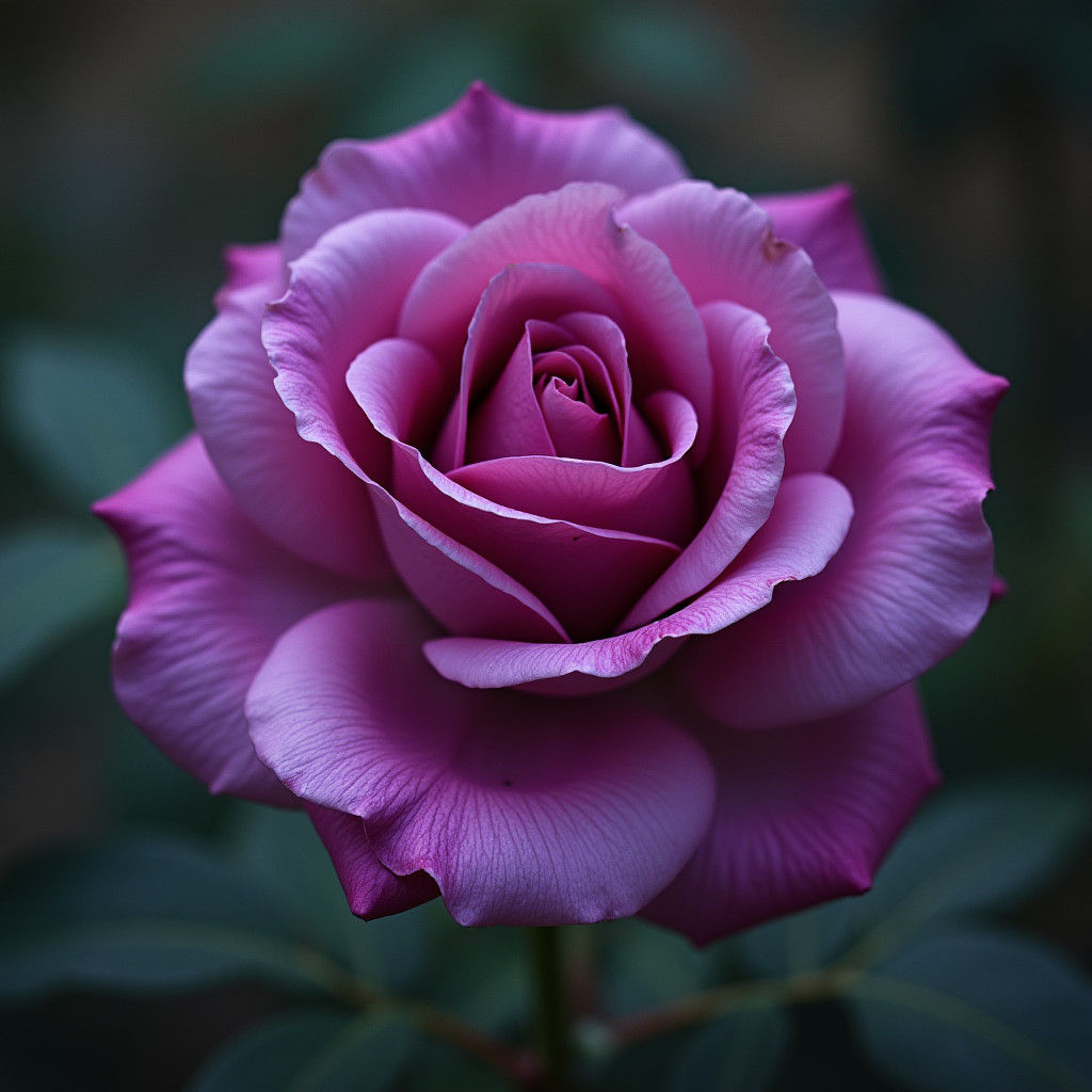 Purple Rose Generated by AI