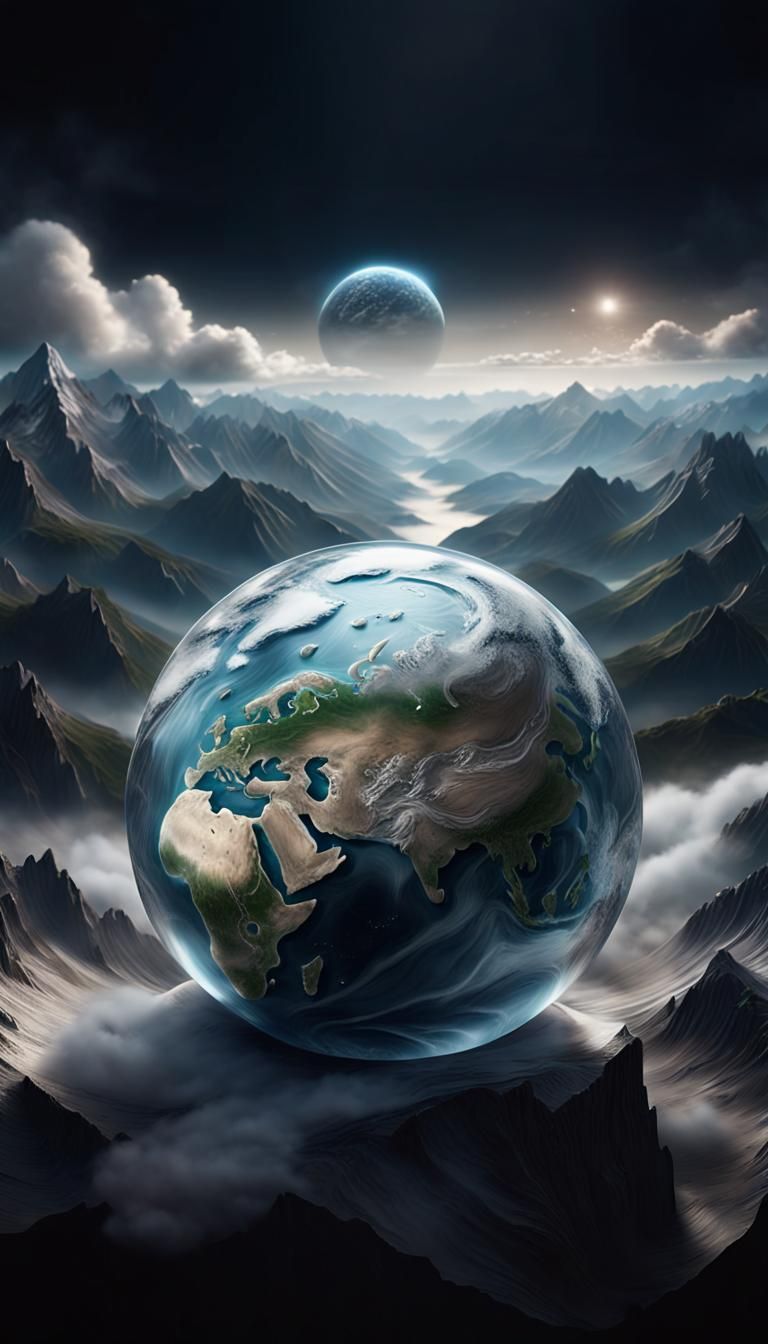 Glass Earth: Hyperrealistic CGI Rendering