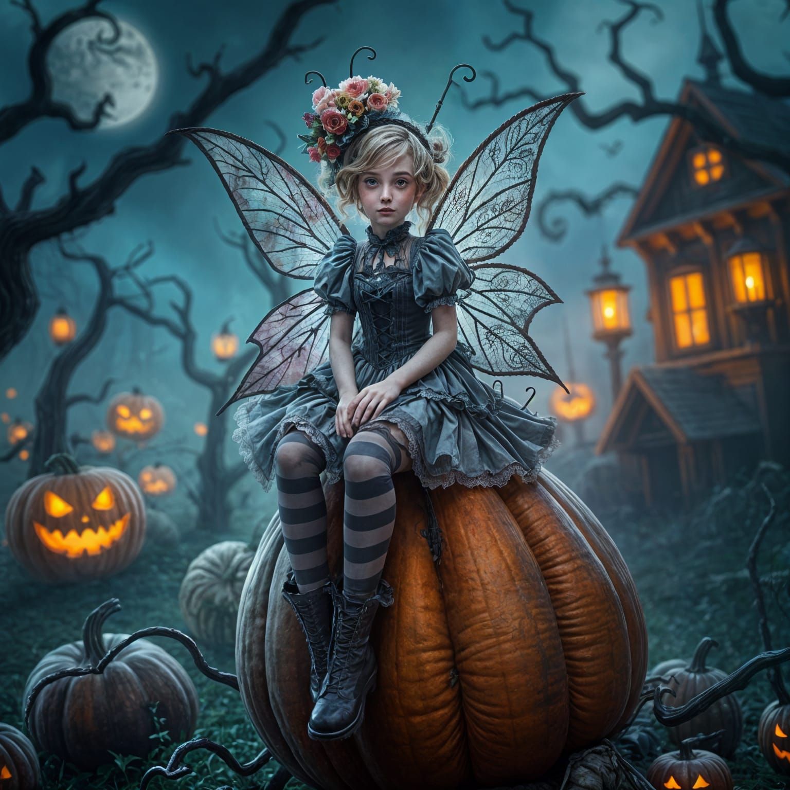 Victorian Halloween Fairy in Halloweentown