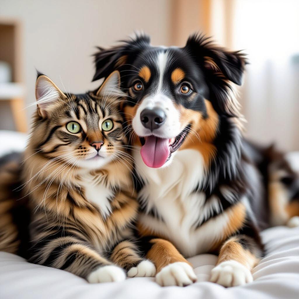 AI Image: Cat Intended for a Dog