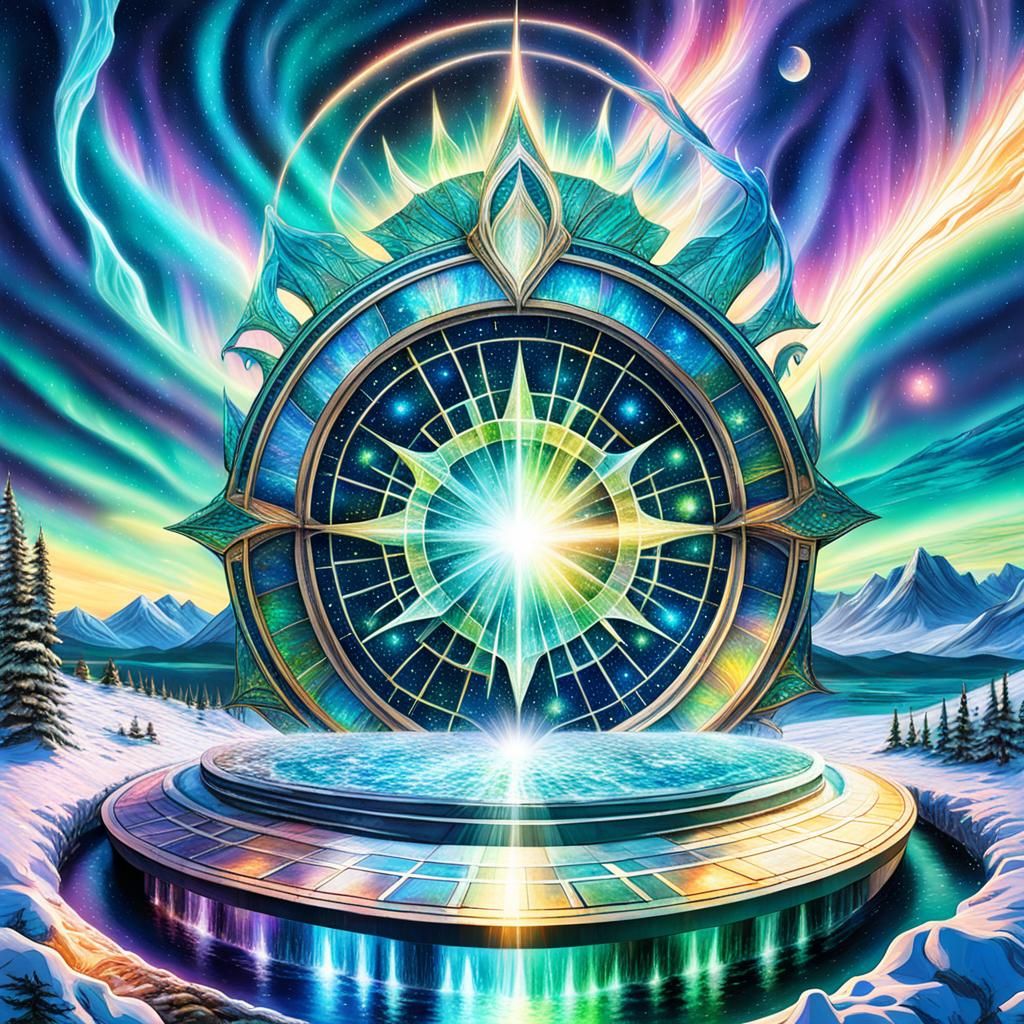 Astral Stargate: Converging Timelines Mimic Aurora Borealis