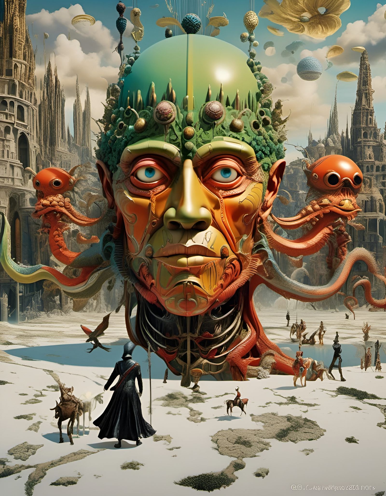 Surreal Fantasy at World's End: Digital Art