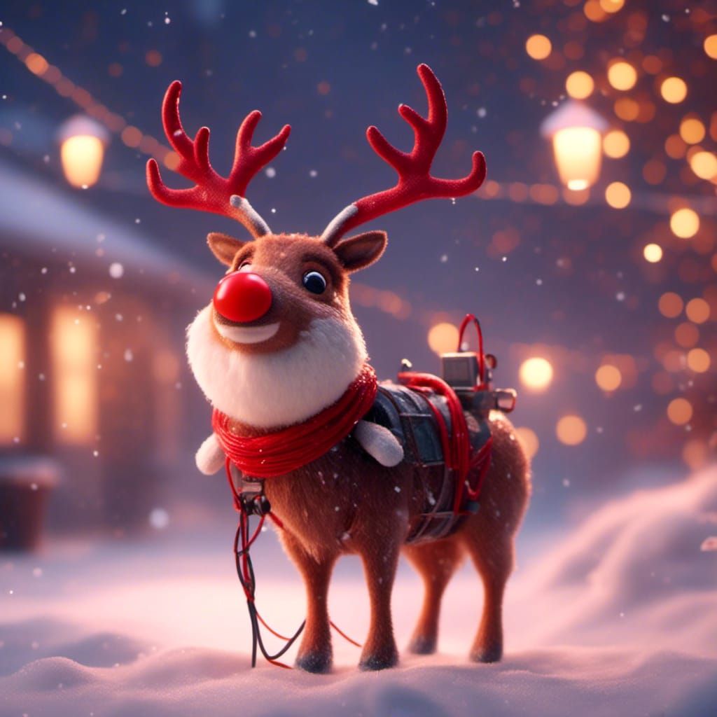 Rudolph's Electric Upgrade: A Reindeer's Secret