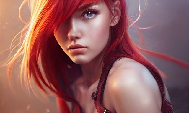 Erza Scarlet: Hyperdetailed Digital Art