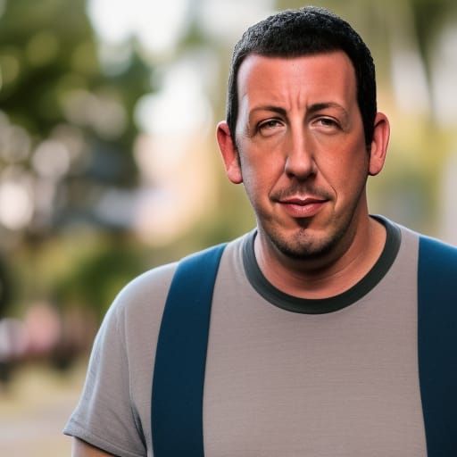 Adam Sandler Portrait in Natural Lighting