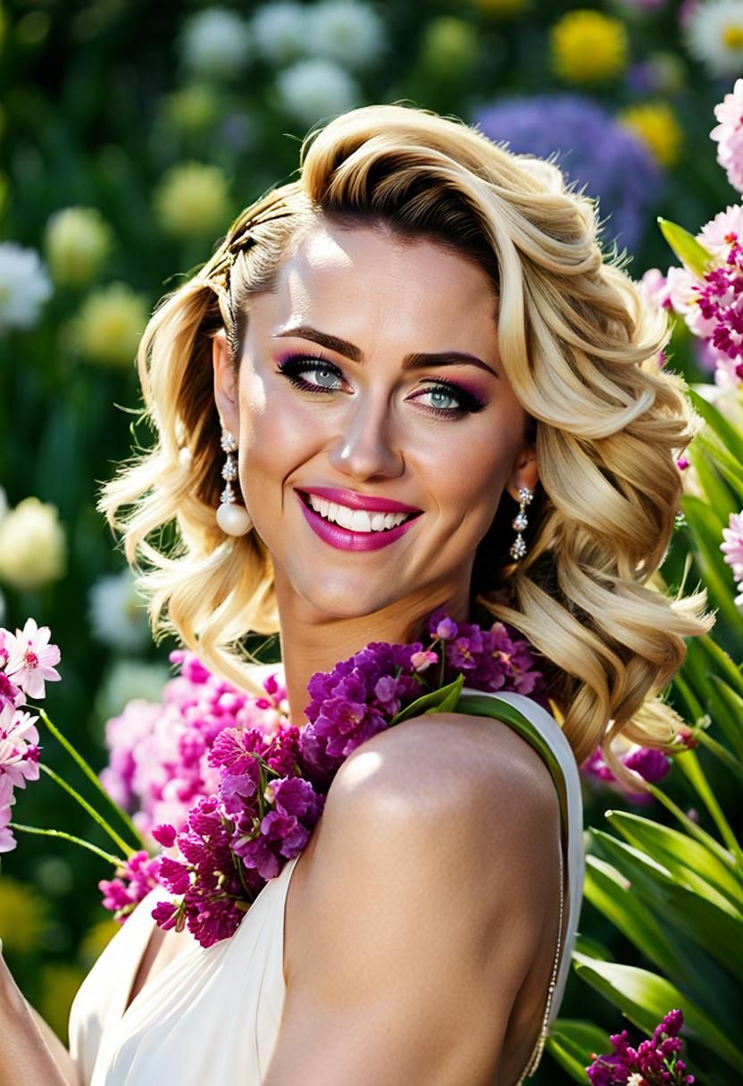 Miley Cyrus - AI generated portrait 2023