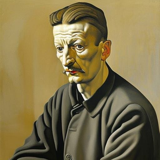 Lucian Freud Inspired Portrait