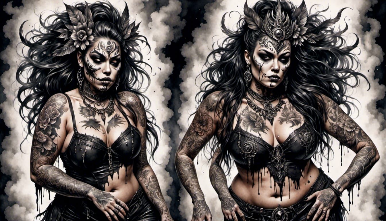 Dark Dancer Melts into Shadow