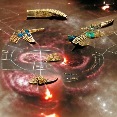 Epic Space Battle: Annunaki vs. Stargate Fleet