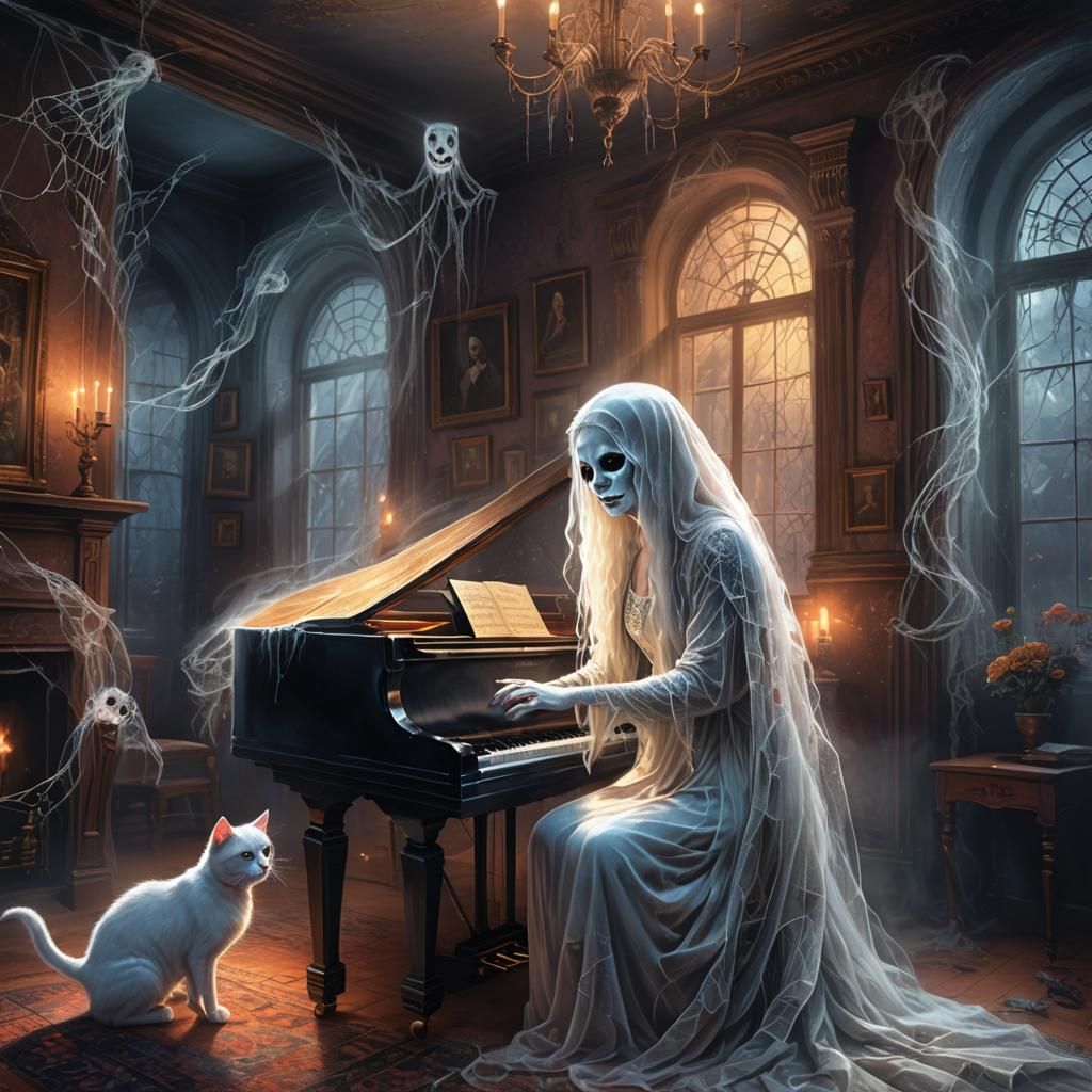 Haunted piano room