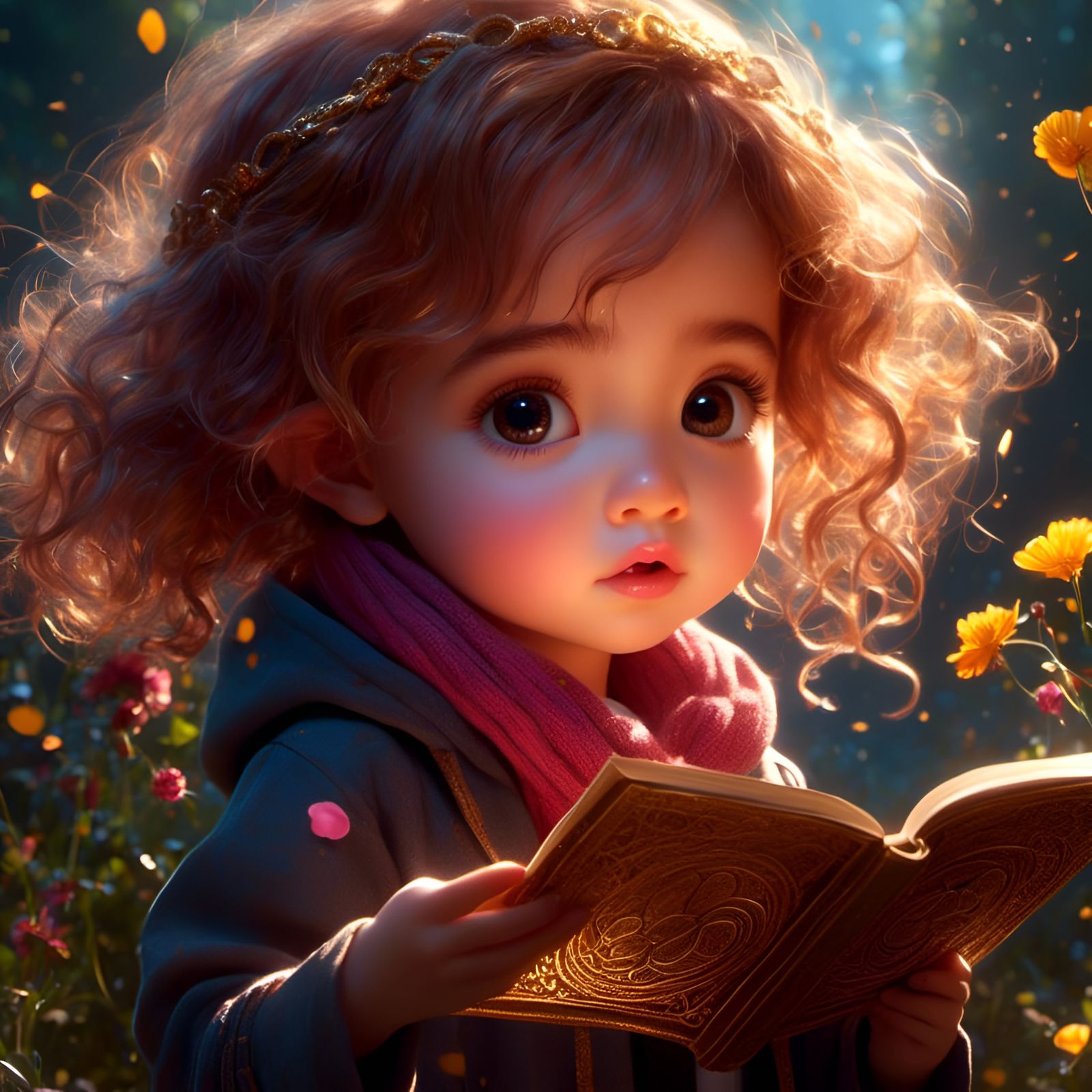 Charming Chibi Hermione Granger Portrait