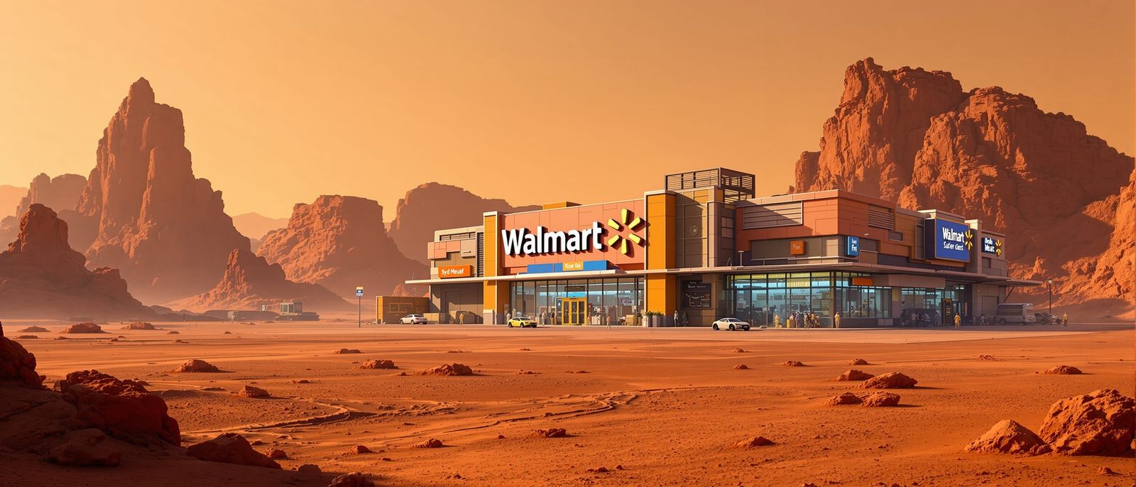Walmart on Mars: A Futuristic Vision