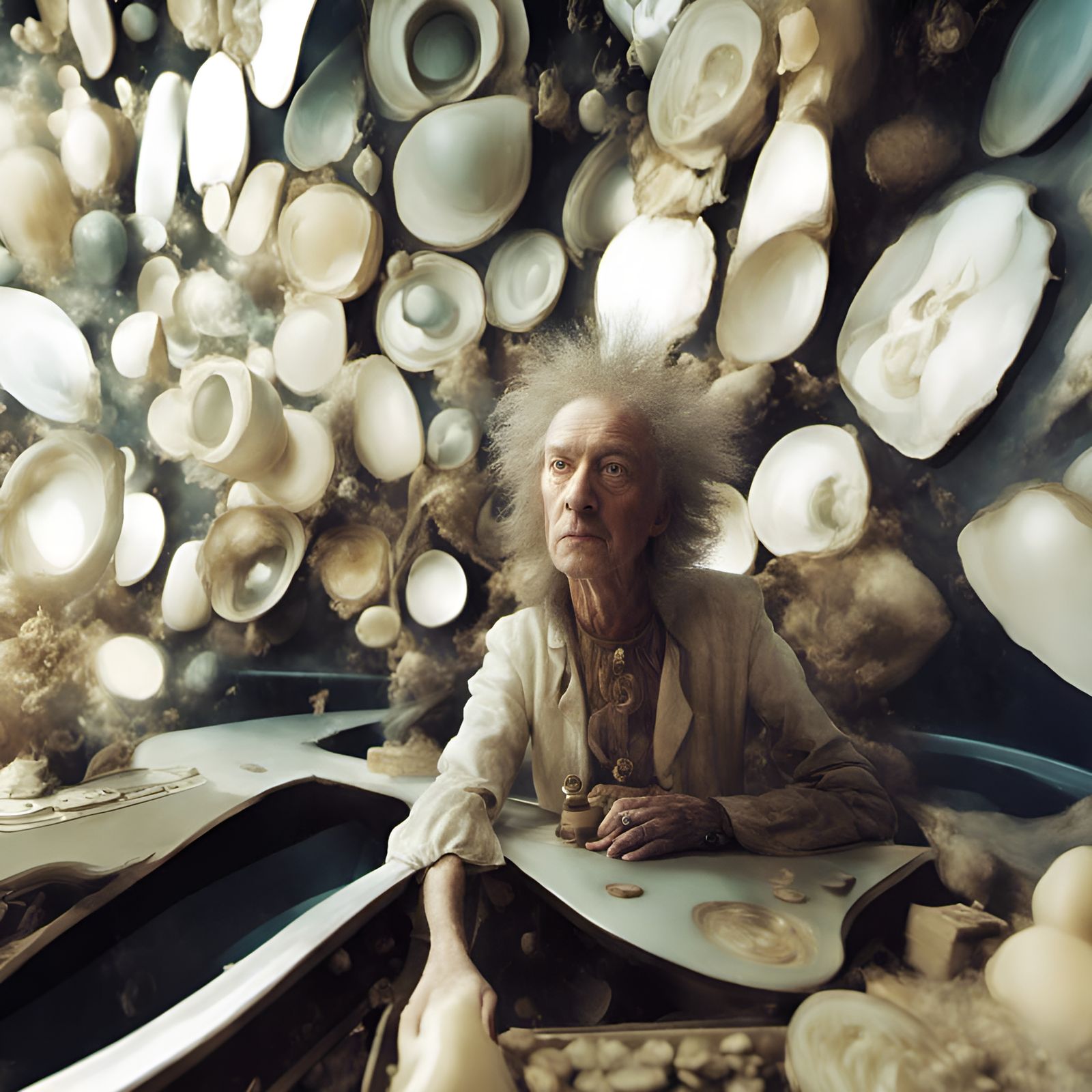 Magical Biological Dreamscape in Surreal Style