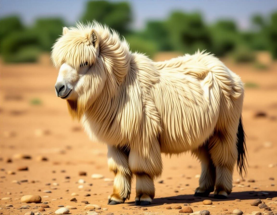 Mysterious Donkey Image Generated by AI