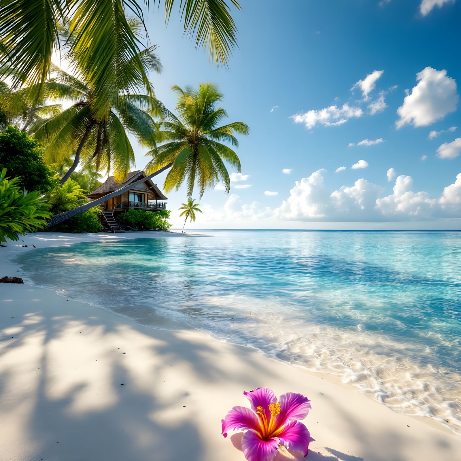 Tropical Treehouse Oasis Captured in Breathtaking Daytime De...