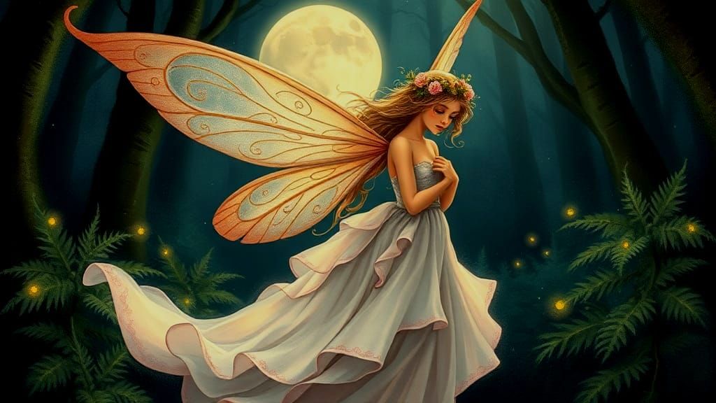 Ethereal Fairy in Enchanted Forest