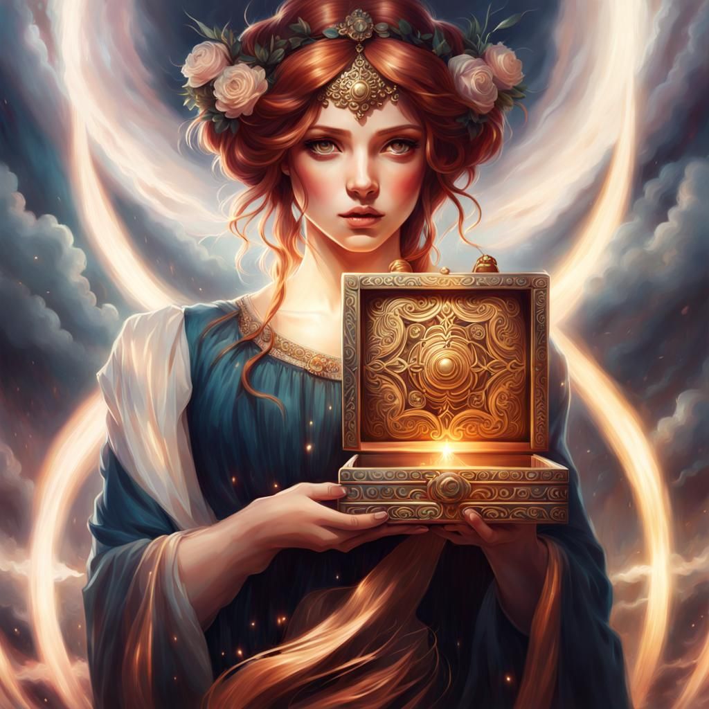 Ornate Box Reveals Storm in Hyperrealistic Portrait