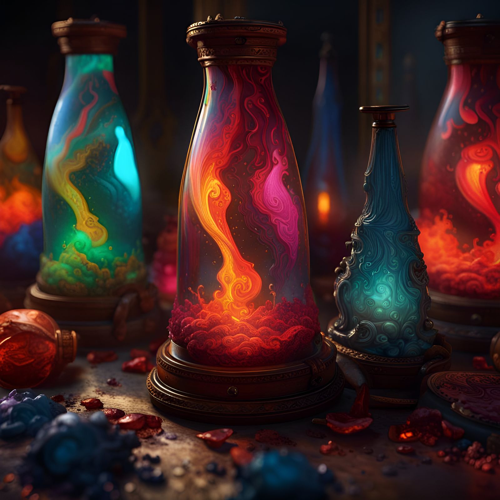 Arcane Eldritch Lava Lamps