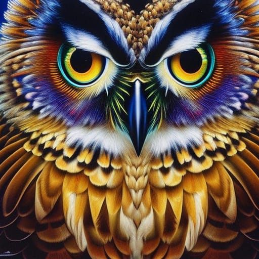 Cosmic Owl Series #54