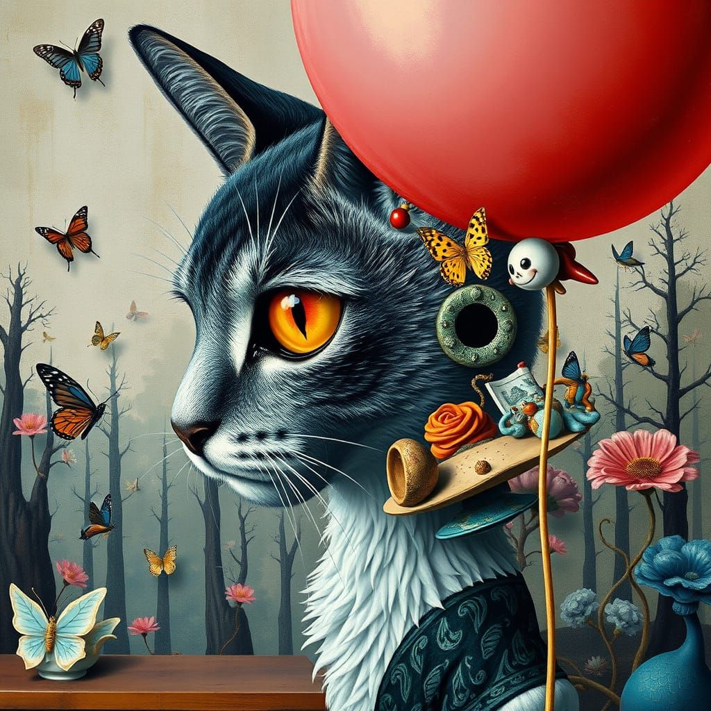 Cubist-Inspired Still Life in Monochromatic Tones