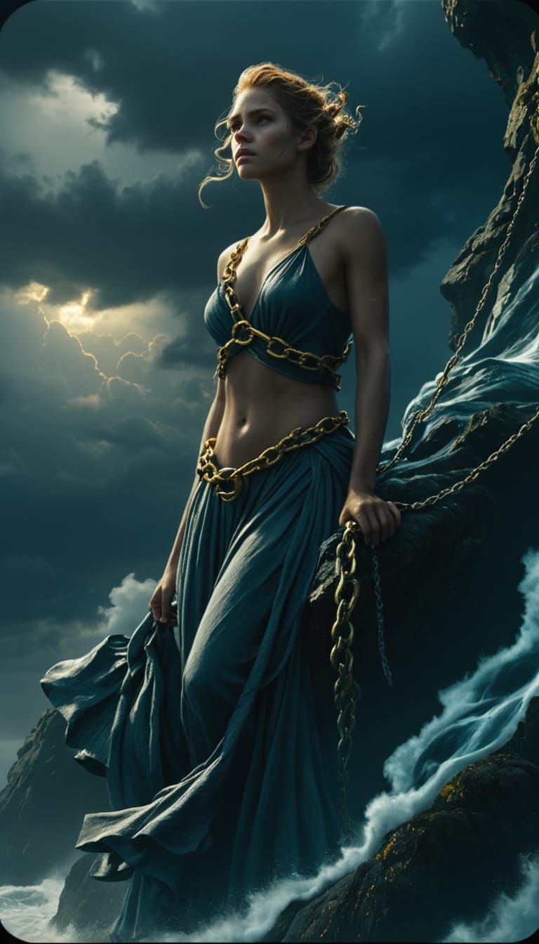 Andromeda chained