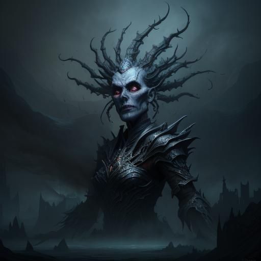 Smoky Specter in Detailed Matte Painting Style