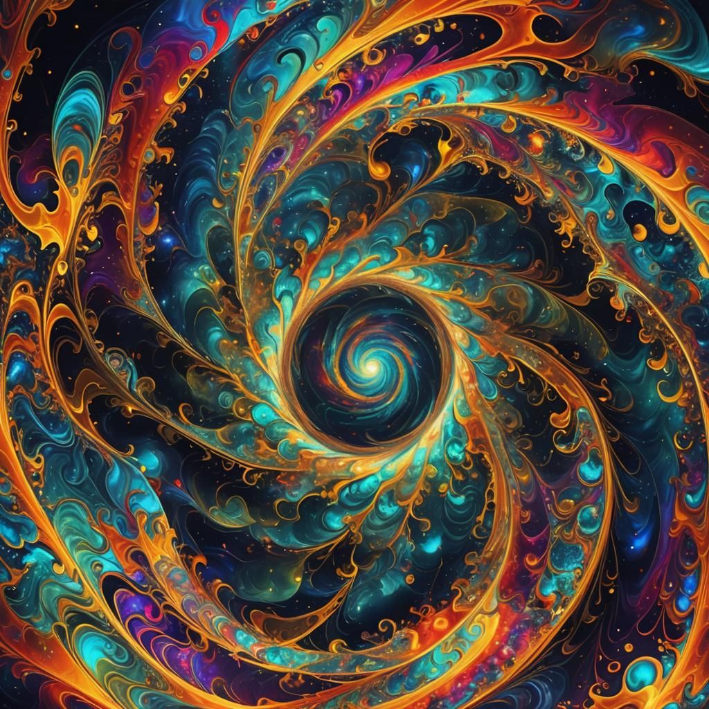 Psychedelic DMT Background Image