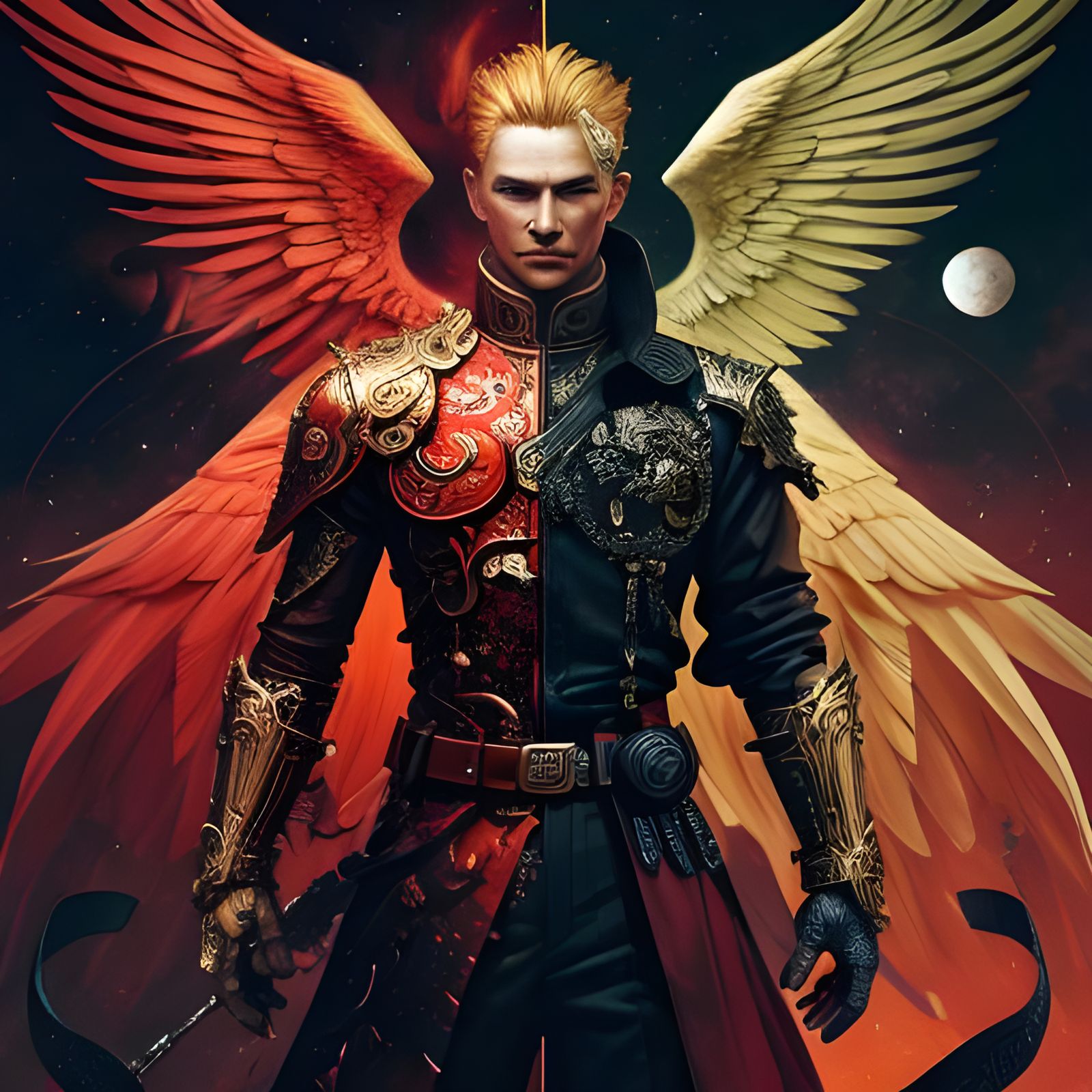 Angel vs. Demon: A Surreal Internal War