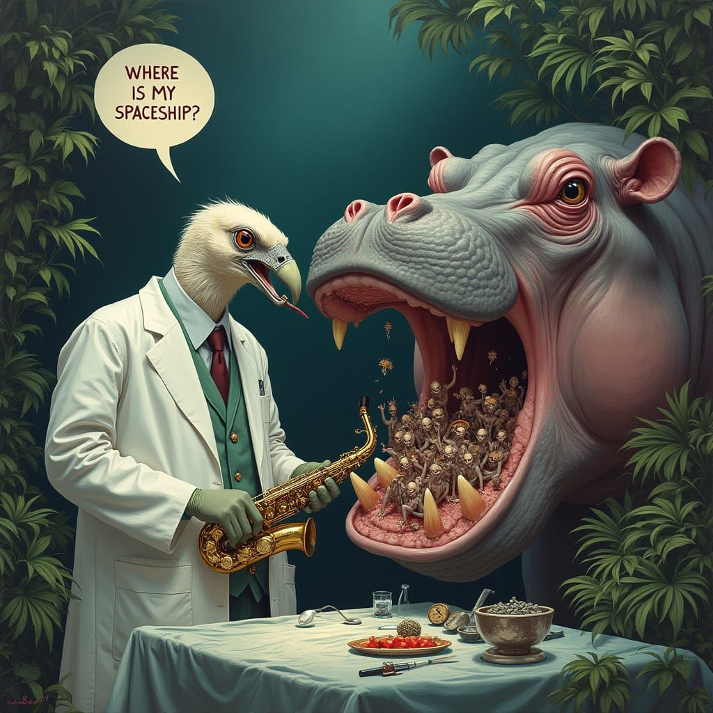 Harpy Eagle Dentist and Alien Saxophonists: Surreal Dreamsca...