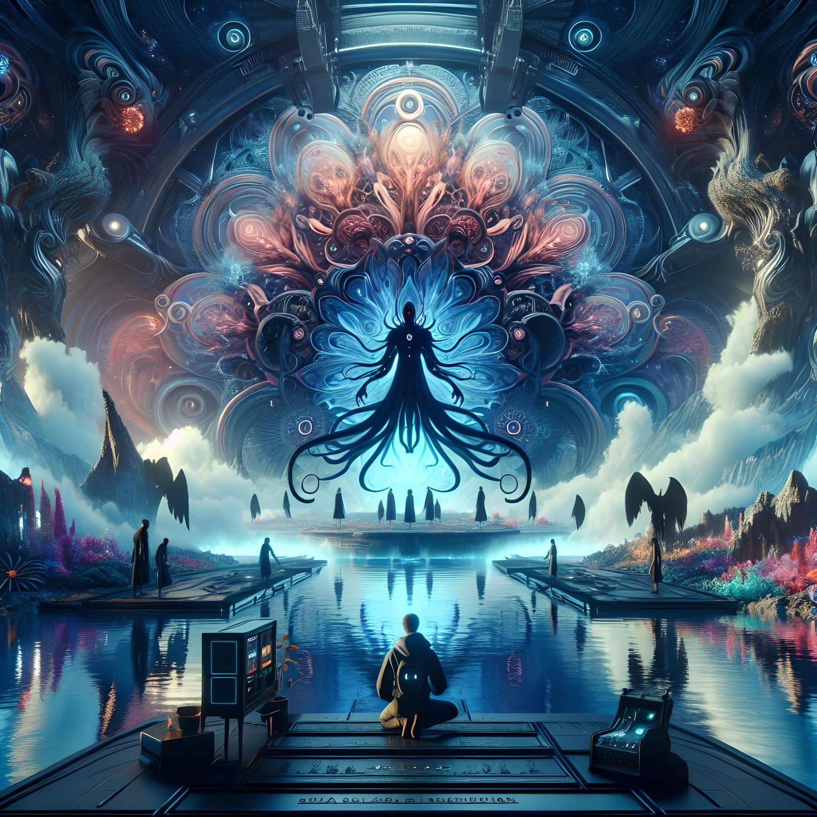 Fantasy Abyss: Youth Meets Enigmatic Black Entity